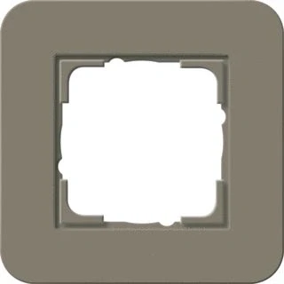 Afbeelding van Gira, Accessoires schakelprogramma, Afdekraam 1f E3 Umbra/puurwit 0211416