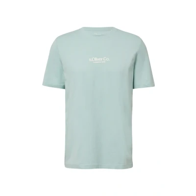 Afbeelding van s.Oliver Tshirt print, Heren, Maat: Medium, Ozeangrün