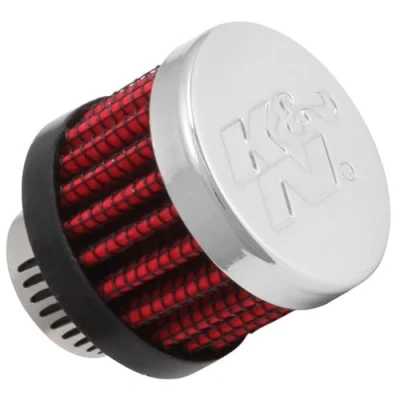 Afbeelding van K&amp;N Open Lucht Filter 62 2480 11X35X28, Verchroomde Deksel