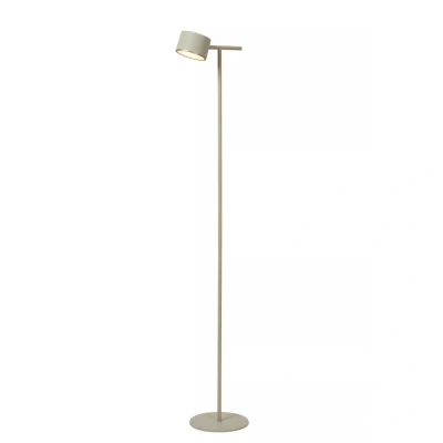 Afbeelding van Lucide GIAN Vloerlamp LED Dimb. 1x9W 2700K Taupe