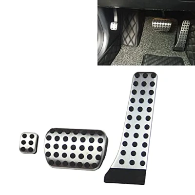 Afbeelding van Pedalen voor GLK SLK CLS SL klasse W204 W212 W222 X204 R172 W218 R231 Rempedaalkappen afdekking