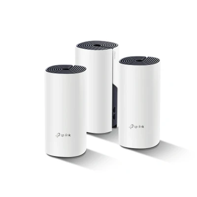 Afbeelding van TP Link Deco P9 Whole Home Powerline Mesh Wi Fi System, Up to 6000 Sq ft Coverage, Dual Band AC1200+HomePlug AV1000, Gigabit Ports, Compatible with Amazon Echo/Alexa, limited walls impact, Pack of 3