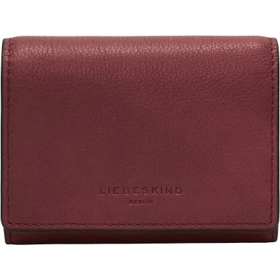 Afbeelding van LIEBESKIND BERLIN Portemonnee LOU 2 3D Leather Louisa Wallet Berry Wijnrood