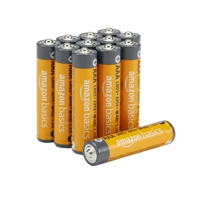 Afbeelding van Amazon Basics Performance alkaline batterijen, AAA, verpakking van 12 stuks (ontwerp kan afwijken de weergave)