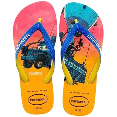 Afbeelding van Havaianas Uniseks Top Fortnite Teenslippers, Citrus geel, 39/40 EU