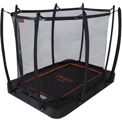 Afbeelding van Trampoline Avyna Pro Line FlatLevel 275 x 190 + Royal Class Veiligheidsnet Zwart