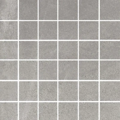 Afbeelding van Advance Grey 5x5 Mozaiek Grijs Vloertegel badkamer Wandtegel