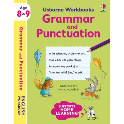 Afbeelding van Usborne Workbooks Grammar and Punctuation 8 9