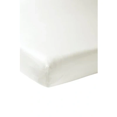 Afbeelding van Meyco Home Uni hoeslaken eenpersoonsbed warm white 90x200cm
