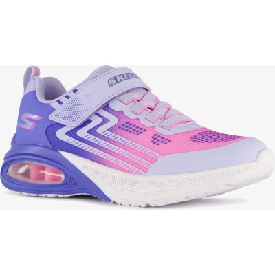 Afbeelding van Skechers Microspec MAX Advance Sneakers laag Blue/lavender voor kinderen, Maat: 33, Textiel/ synthetisch