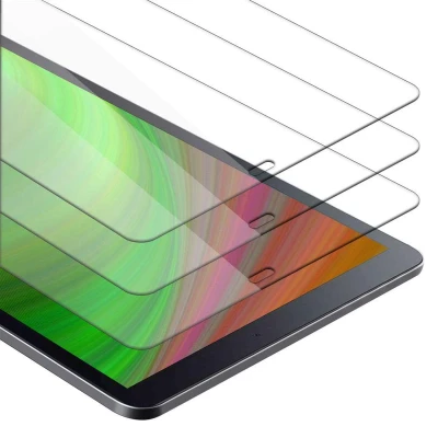 Afbeelding van Cadorabo 3x Screenprotector geschikt voor Samsung Galaxy Tab A (10.5 inch) in KRISTALHELDER Getemperd Pantser Film (Tempered) Display beschermend glas 9H hardheid met 3D Touch