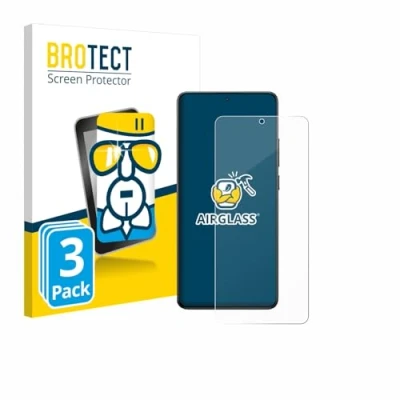Afbeelding van BROTECT Screenprotector voor Xiaomi Poco X7 Pro Folie Beschermfolie Beschermglas transparant (3 Stuks)