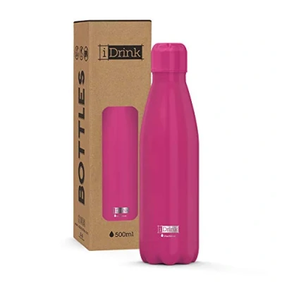 Afbeelding van i Drink bottle 500 ml Pink Thermosfles