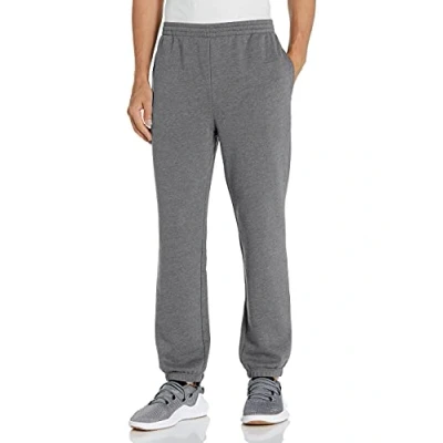 Afbeelding van Amazon Essentials Men&#039;s Fleece joggingbroek met gesloten manchetten (verkrijgbaar in grote en lange maten), Donkergrijs, M
