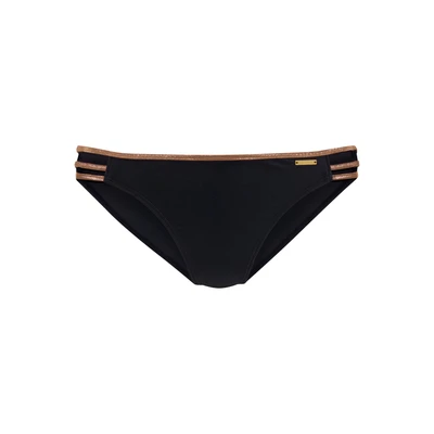 Afbeelding van Bruno Banani Pants WITH Straps Bikinibroekje, Dames, Maat: 38, Black/copper