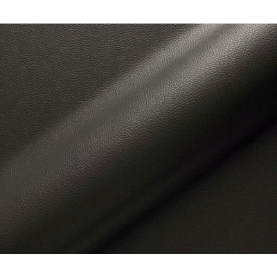 Afbeelding van sledemodel Heira Flex met armleuning vlak zwart echt leer pocketveer kern