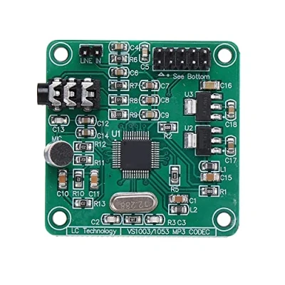 Afbeelding van DollaTek VS1053 MP3 module ontwikkelingsbord (on board spraakopname)