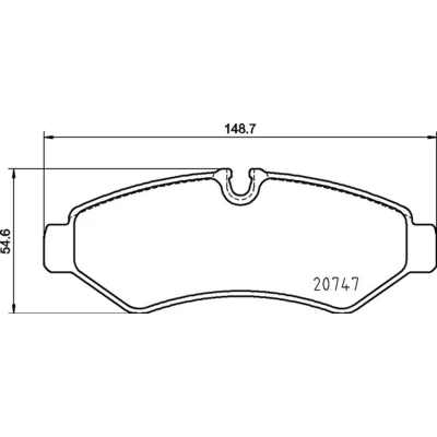 Afbeelding van Brembo Remblokset P 50 155