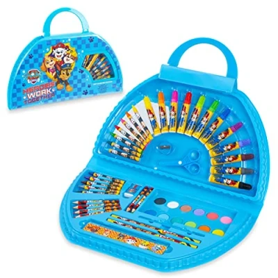 Afbeelding van Paw Patrol Art Set, Kleursets voor Kinderen, Meer dan 40 Kunstbenodigdheden Kinderen (Blauw)