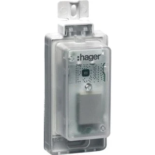 Afbeelding van Hager opbouwlichtsensor voor digitale programmaklok egn100 200 400 draadloos een003w
