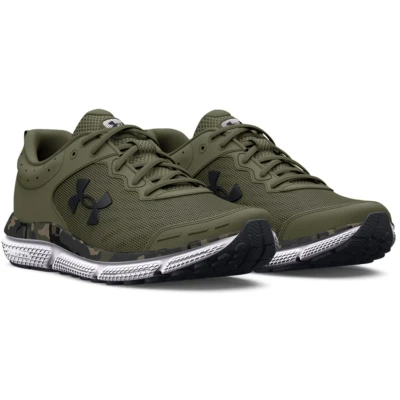 Afbeelding van Under Armour Charged Assert 10 Camo Hardloopschoenen Trainers Heren 3027036 300 groen