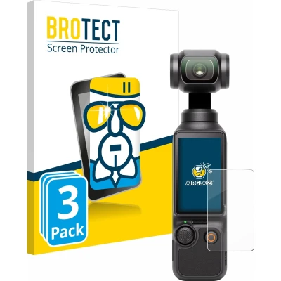 Afbeelding van BROTECT Glas Screen Protector voor DJI Osmo Pocket 3 (3 Stuks) Schermbeschermer [9H Hardheid, Beschermglas Folie niet Gehard Glas]