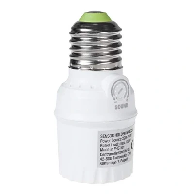 Afbeelding van Lamphouder met geluidssensor fitting E27 max. 100 W Maclean Energy MCE232 30dB 90dB bereik