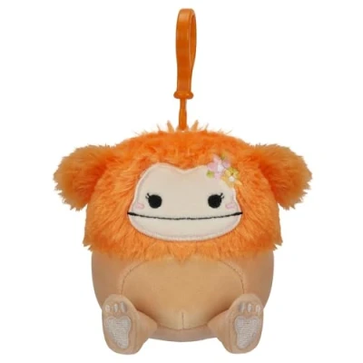 Afbeelding van Squishmallows 3.5&quot;&quot; Clip On Shasta The Bigfoot, klein, oranje