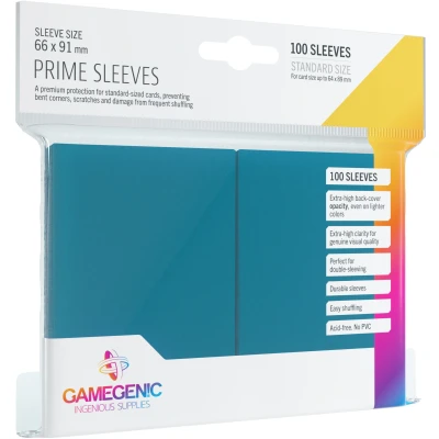 Afbeelding van Gamegenic Sleeves Prime Blue (100 stuks)