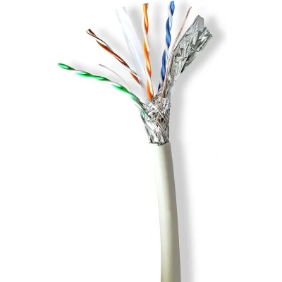Afbeelding van Netwerkkabel Cat6a S/FTP 100 meter (Stugge kern, 100% koper)