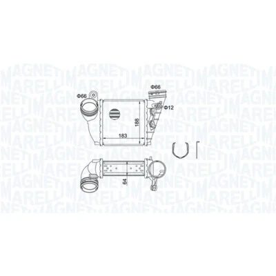 Afbeelding van Magneti Marelli Interkoeler 351319204870
