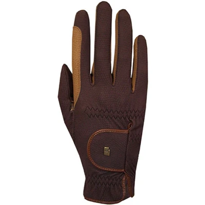 Afbeelding van Roeckl Handschoenen Malta Bicolor Roeck Grip Winter Mokka/caramel 9