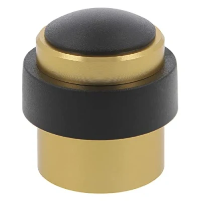 Afbeelding van AMIG Deurstopper/deurbuffer 1x D30mm inclusief schroeven goud Deurstoppers