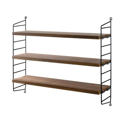 Afbeelding van String Pocket wandkast Zwart