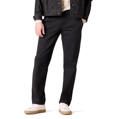 Afbeelding van Amazon Essentials Heren Standaard Straight Fit Casual Stretch Khaki,Zwart,33W / 30L