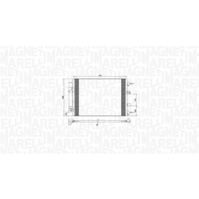 Afbeelding van Magneti Marelli Airco condensor 350203773000