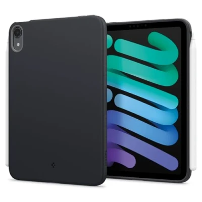 Afbeelding van Spigen Nano Pop Case Compatibel met iPad Mini 7e (2024) / 6e (2021) Generatie Zwart Sesam