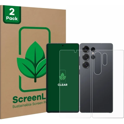 Afbeelding van ScreenLeaf Screenprotector voor Samsung Galaxy S25 Ultra Enterprise Edition (Voor+Achter) Duurzame schermbescherming Folie Beschermfolie transparant (2 Stuks)