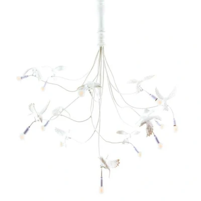 Afbeelding van Seletti Sparrow kroonluchter wit