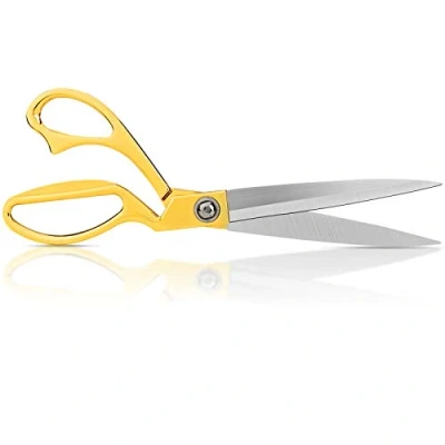 Afbeelding van Heavy Duty Naaischaar 10 inch Professionele Roestvrij Staal Goud Kleerschaar Schaar Voor Stof Lederen Kleermakerij Maatwerk Kunstenaars Studenten Naaisters
