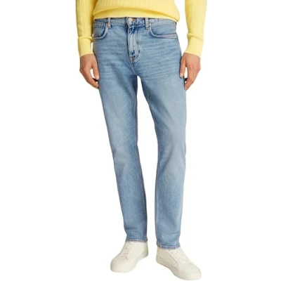 Afbeelding van Tommy Hilfiger Regular Mercer Straight leg jeans, Heren, Maat: 40x34, Reef indigo