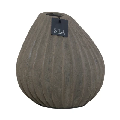 Afbeelding van STILL Vaas Fan Dark Bruin 30 x cm