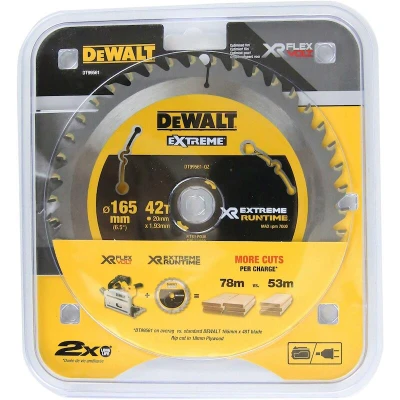 Afbeelding van DeWalt Accessoires DT99561 XR Cirkelzaagblad 165x20mm 42 tands QZ