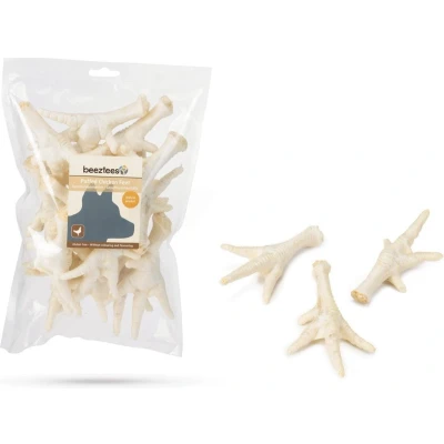Afbeelding van Beeztees kippenpoten gepoft hondensnack 200 gram