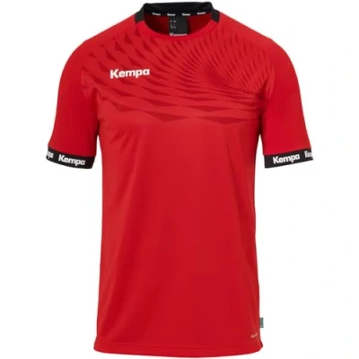 Afbeelding van Kempa Wave 26 Shirt Heren Jongens Sportshirt Korte Mouw T Functioneel Handbal Gym Fitness Jersey elastisch en ademend