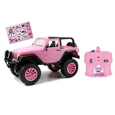 Afbeelding van Dickie Toys 251105000 Girlmazing Jeep Wrangler 1:16 RC modelauto voor beginners Elektro Terreinwagen