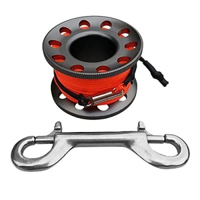 Afbeelding van U/D Duiken Duikhaspel Guide Line Spool Prestaties &amp; Lichtgewicht Aluminiumlegering Sterk Corrosiebestendig (Grijs)