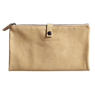 Afbeelding van Rhodia Flying Spirit Leather Etui Beige