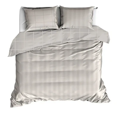 Afbeelding van Dekbedovertrek De Witte Lietaer Zygo Atmosphere Satijn 200 x / 220 cm 2 Persoons