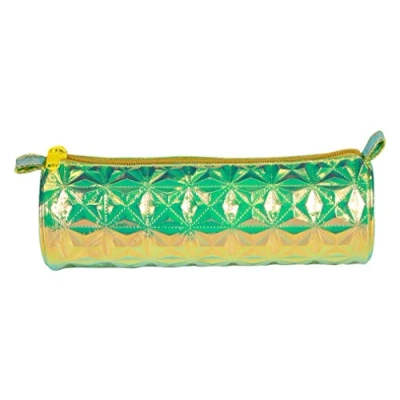 Afbeelding van Clairefontaine 420026C een rond etui van polypropyleen, 7 x 22 cm, groen